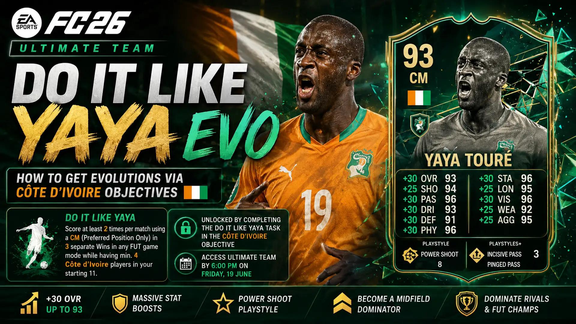 Do it like Yaya Evolution